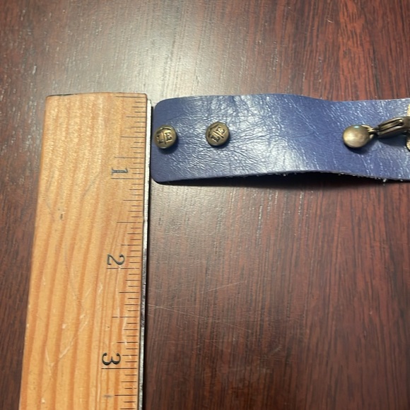 Lenny and Eva Leather bracelet with metallic interchangeable sentiment - Picture 5 of 5